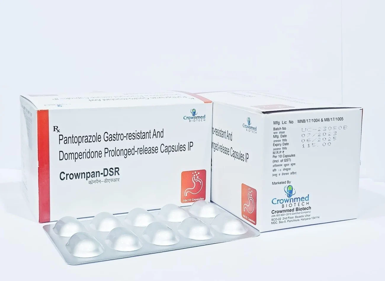 CROWNPAN-DSR packaging