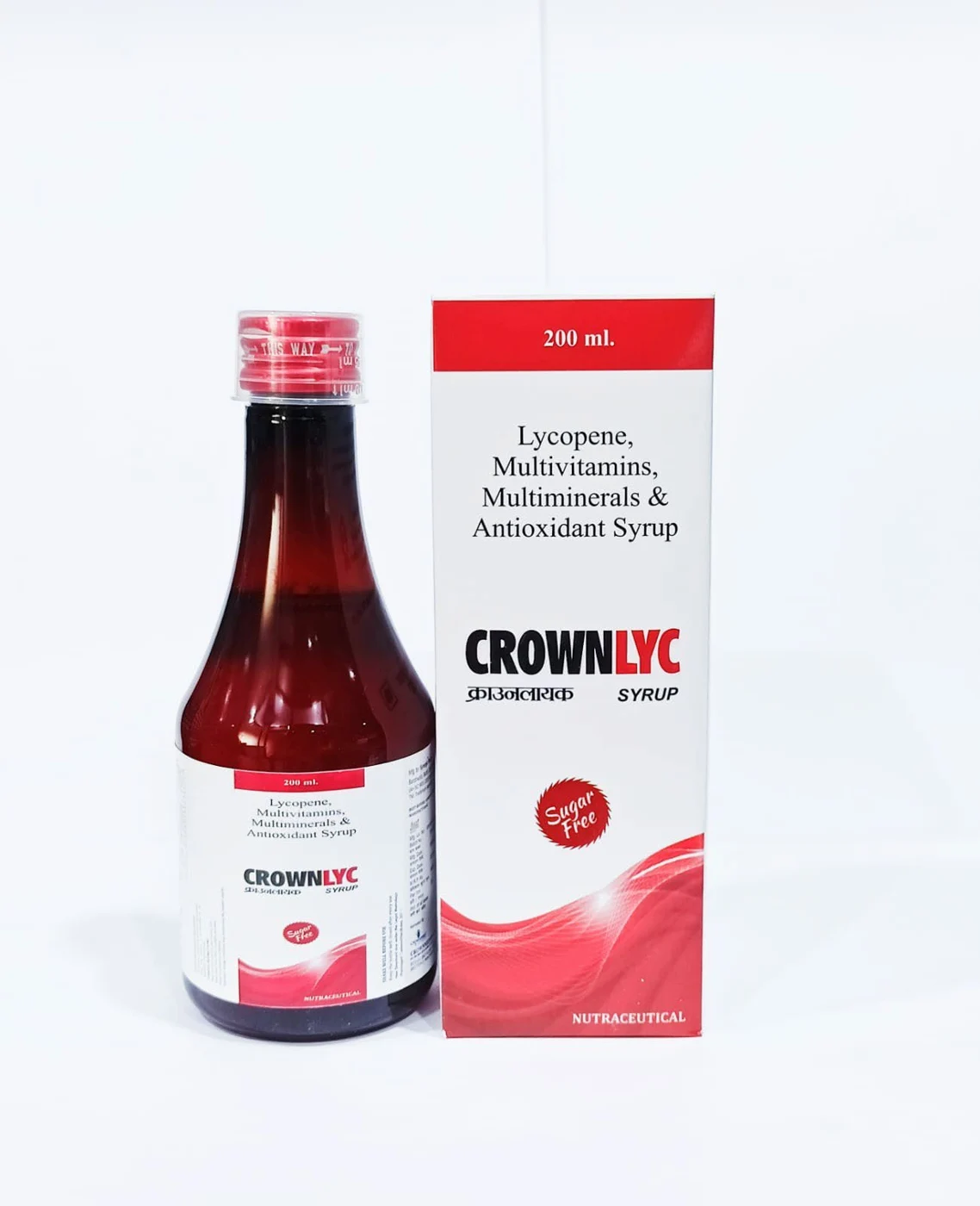 CROWNLYC SYRUP packaging