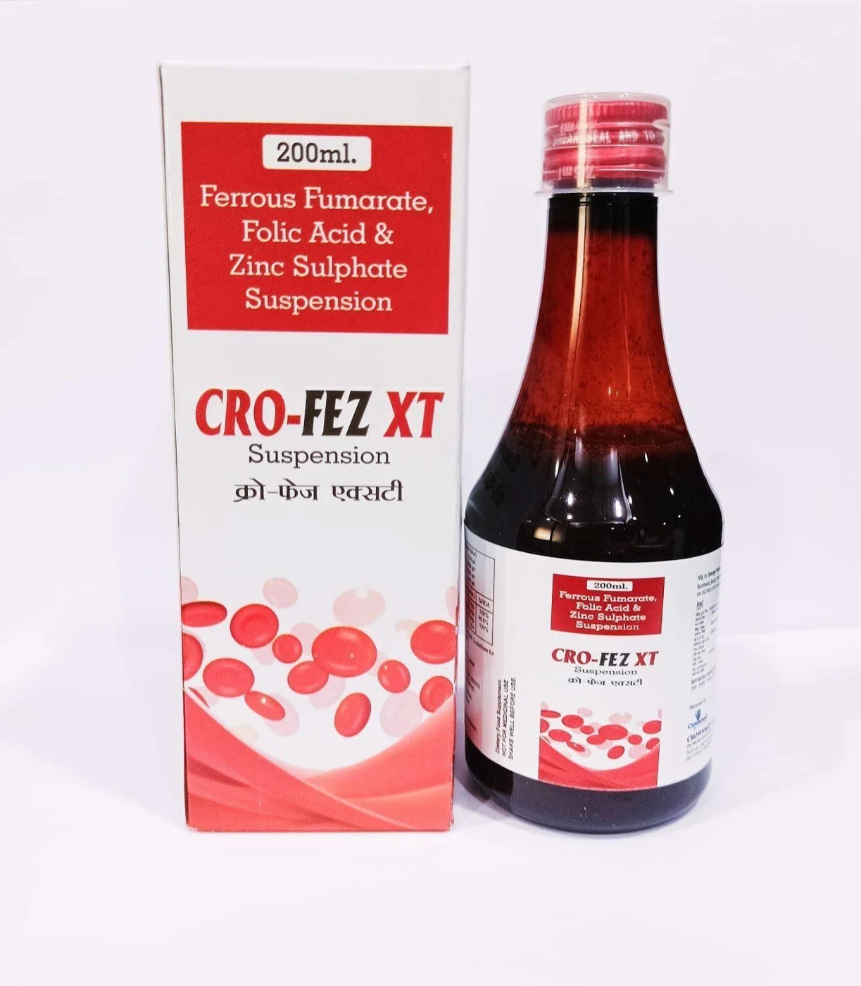 CRO-FEZ-XT SYRUP packaging